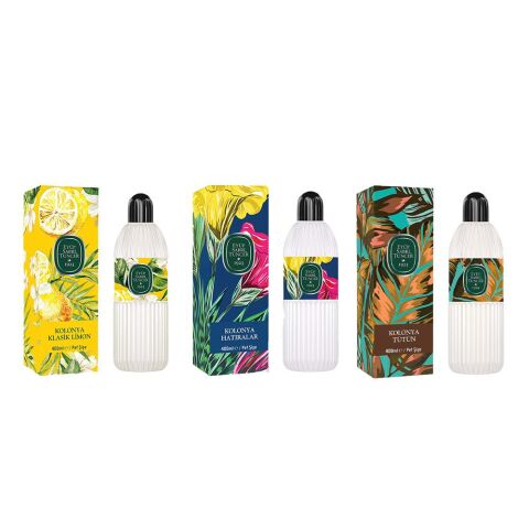 Eyüp Sabri Tuncer Kolonya Klasik Limon, Hatıralar ve Tütün Pet Şişe 400 ml