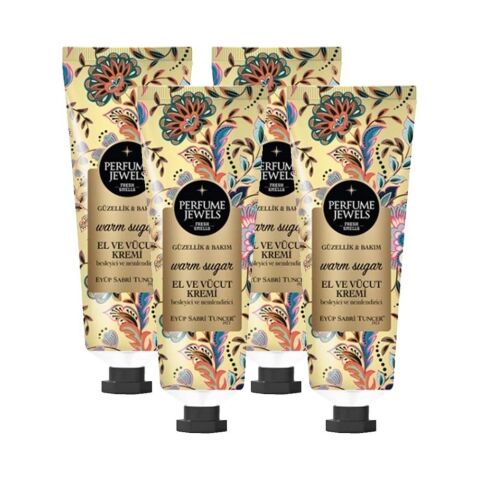 Eyüp Sabri Tuncer Pj El Ve Vücut Kremi Warm Sugar 50 Ml Tüp x 4