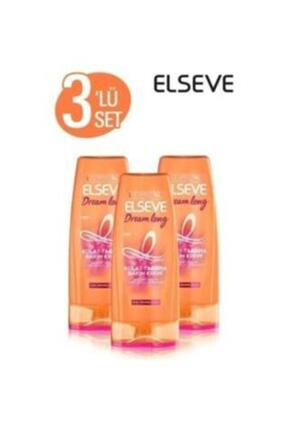 Elseve Dream Long Onarıcı Saç Bakım Kremi 360 Ml 3'lü Set