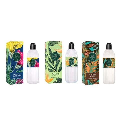 Eyüp Sabri Tuncer Kolonya Hatıralar, Beyaz Çay ve Tütün Pet Şişe 400 ML