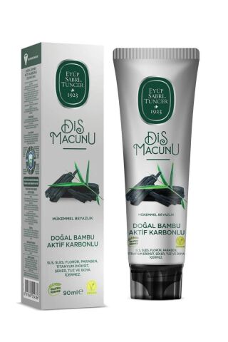 Eyüp Sabri Tuncer Diş Macunu Bambu Karbonlu 90 ml x 2 Adet
