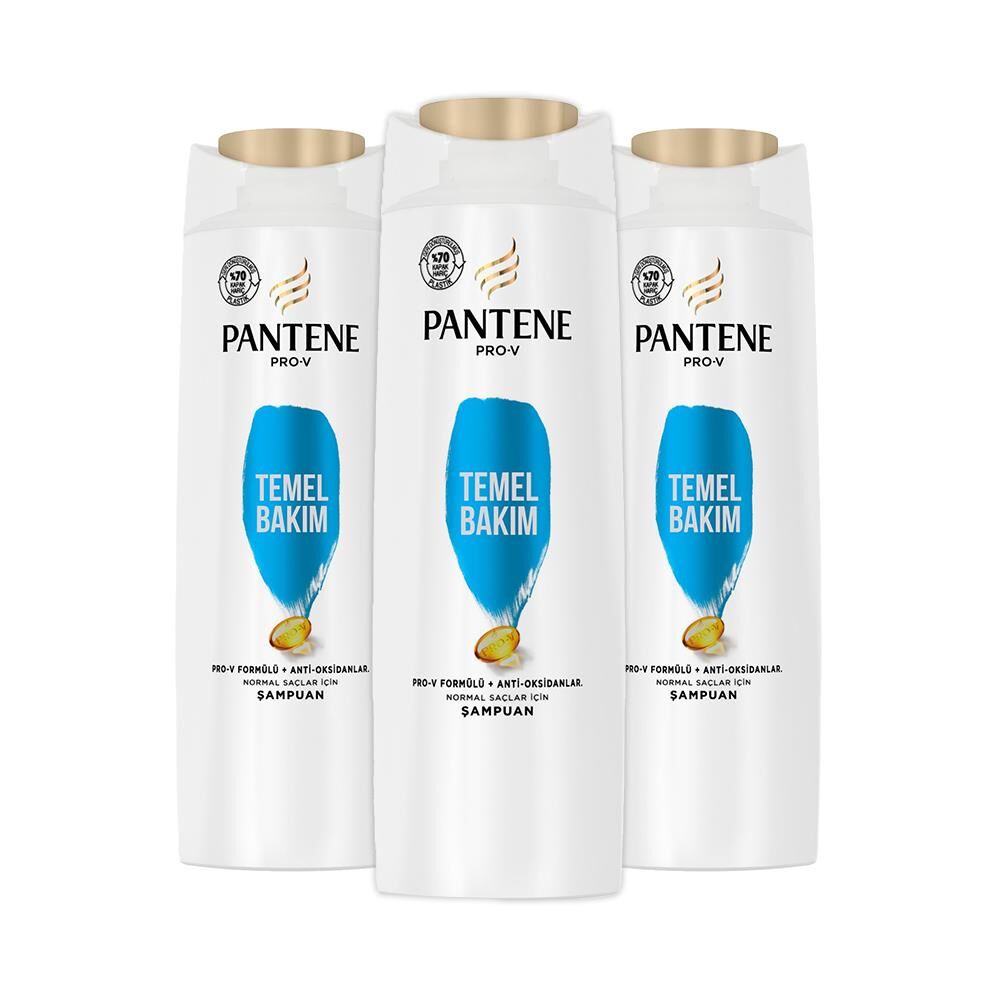 Pantene Şampuan Pro-V Temel Bakım 350 ml x 3
