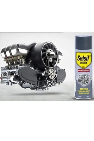 Selsil Susuz Motor Temizleme Spreyi Motor Parlatıcı Sprey 500 Ml