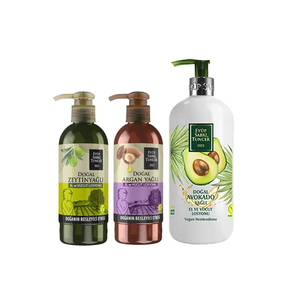 Eyüp Sabri Tuncer Doğal Avokado, Argan, ve Zeytinyağlı El Ve Vücut Losyonu