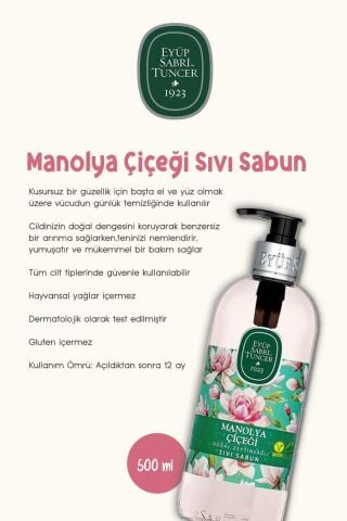 Eyüp Sabri Tuncer 500 Ml 6'lı Sıvı Sabun Karma Paket ve ROSİE Hediyeli