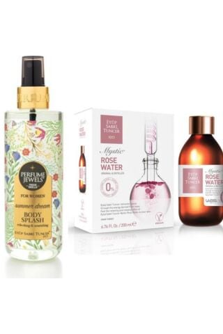 Eyüp Sabri Tuncer Mistik Gül Suyu Cam Şişe 200 ml ve Summer Drem Vücut Spreyi 250 ML