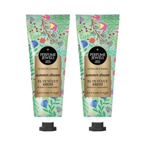 Eyüp Sabri Tuncer Perfume Jewels Summer Dream El Kremi 50ML x 2