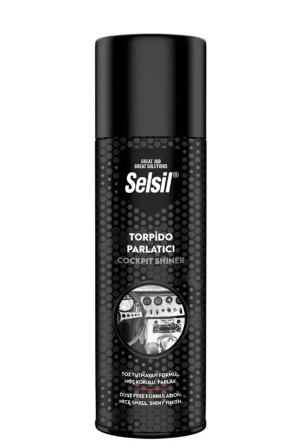 Selsil Çelik Kutu Torpido Parlatıcı ve Temizleyici Sprey (200 ml)