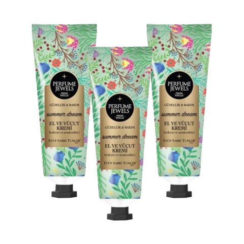 Eyüp Sabri Tuncer Perfume Jewels Summer Dream El Kremi 50ML x 3
