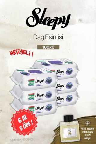 Sleepy Dağ Esintisi 6 AL 5 ÖDE 100'lü, Rosie Yasemin Oda Kokusu
