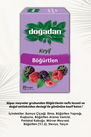 Doğadan 7 AL 6 ÖDE Böğürtlenli Karışık Meyve Çayı ve ROSIE