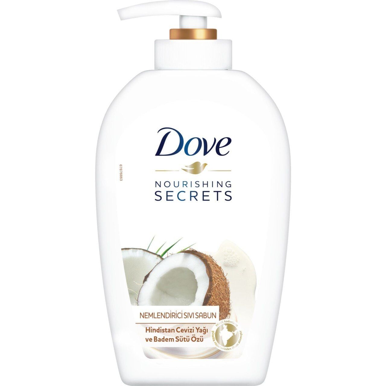 Dove Hindistan Cevizi Yağı ve Badem Sütü Özlü Nemlendiricili Sıvı Sabun 500 ml