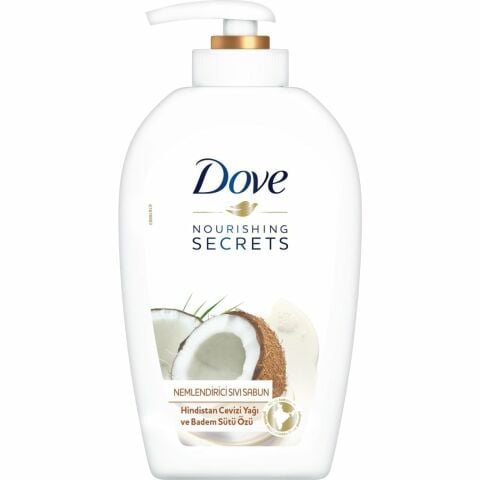 Dove Hindistan Cevizi Yağı ve Badem Sütü Özlü Nemlendiricili Sıvı Sabun 500 ml