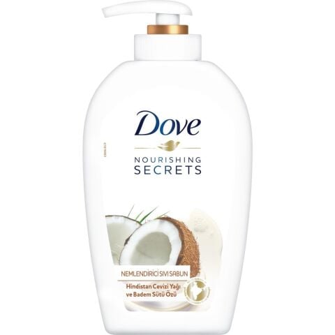 Dove Hindistan Cevizi Yağı ve Badem Sütü Özlü Nemlendiricili Sıvı Sabun 500 ml