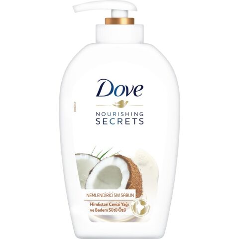Dove Hindistan Cevizi Yağı ve Badem Sütü Özlü Nemlendiricili Sıvı Sabun 500 ml