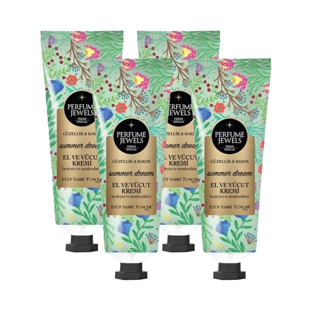 Eyüp Sabri Tuncer Perfume Jewels Summer Dream El Kremi 50ML x 4