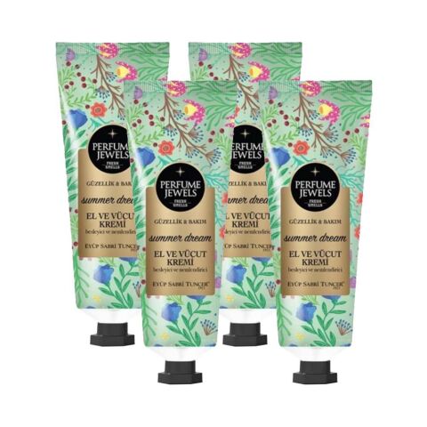 Eyüp Sabri Tuncer Perfume Jewels Summer Dream El Kremi 50ML x 4