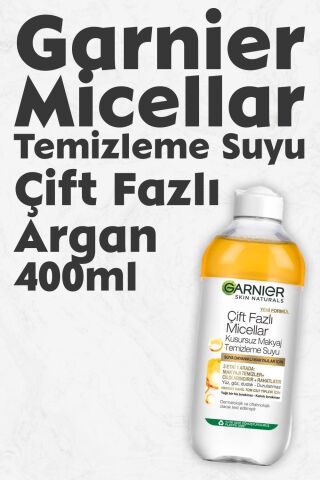 Garnier Micellar Temizleme Suyu Çift Fazlı Argan 400 ml