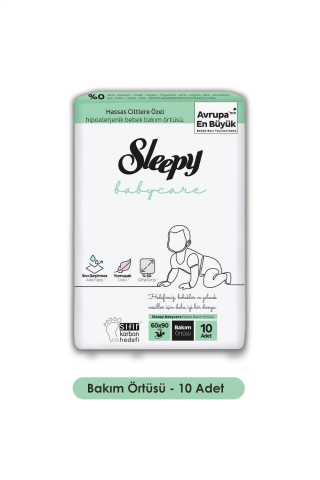 Sleepy 6 Adet Doğal Zeytinyağlı Ve Pamuklu Islak Mendil 50'li, Bebek Örtüsü 10'lu ve ROSIE