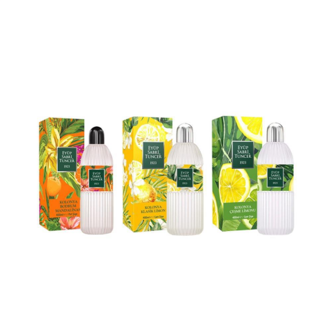 Düvenci Toptan Eyüp Sabri Tuncer 400 ML 3'lü Kolonya Seti A