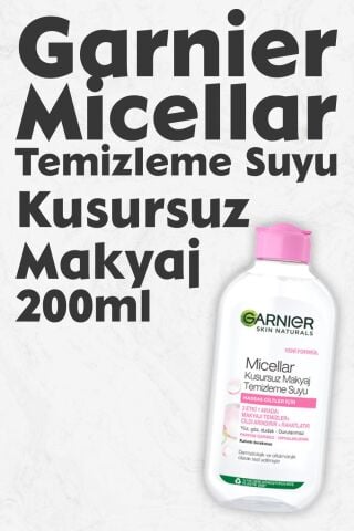 Garnier Micellar Kusursuz Makyaj Temizleme Suyu 200 ml