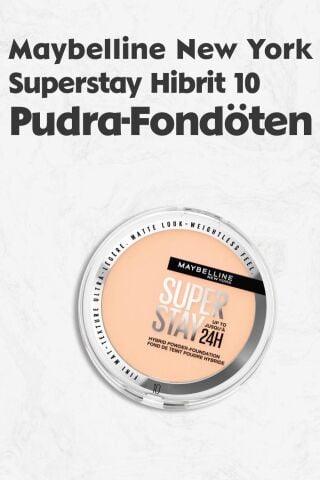 Maybelline Superstay Hibrit Pudra Fondöten - 10