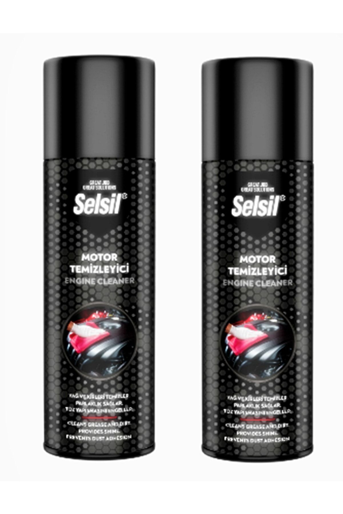 Selsil Susuz Motor Temizleme Spreyi 500 Ml X 2 Adet
