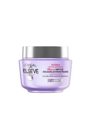 Elseve Hydra Hyaluronic 72 Saat Nem ile Dolgunlaştıran Maske 300 ml