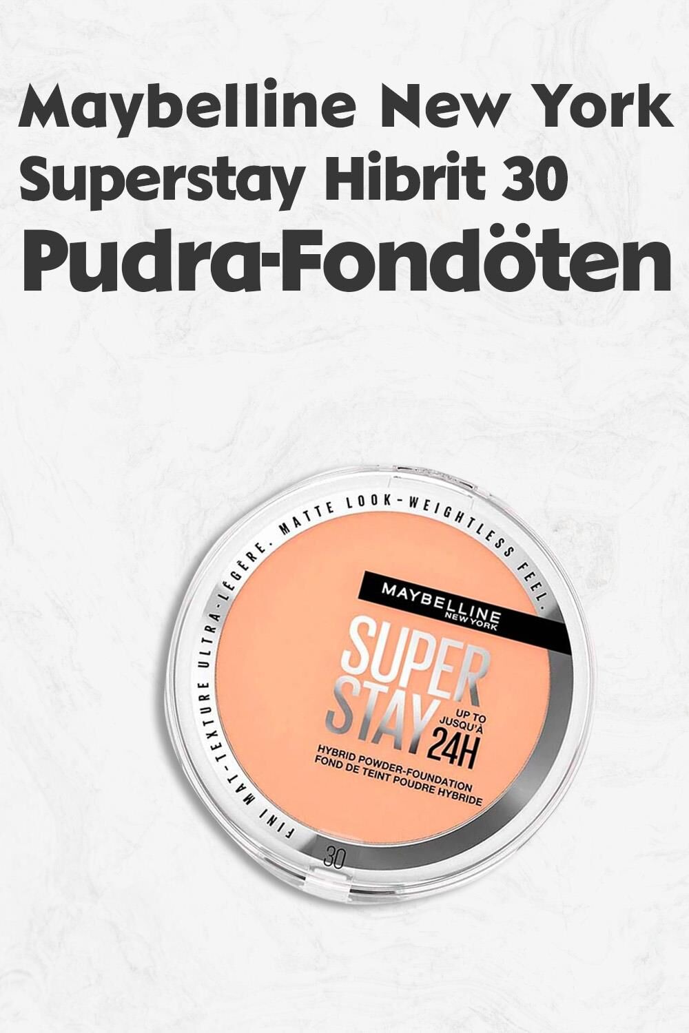 Maybelline Superstay Hibrit Pudra Fondöten - 30