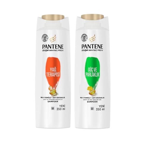 Pantene Şampuan Pro-V Yağ Terapisi ve Güç & Parlaklık 350 ml