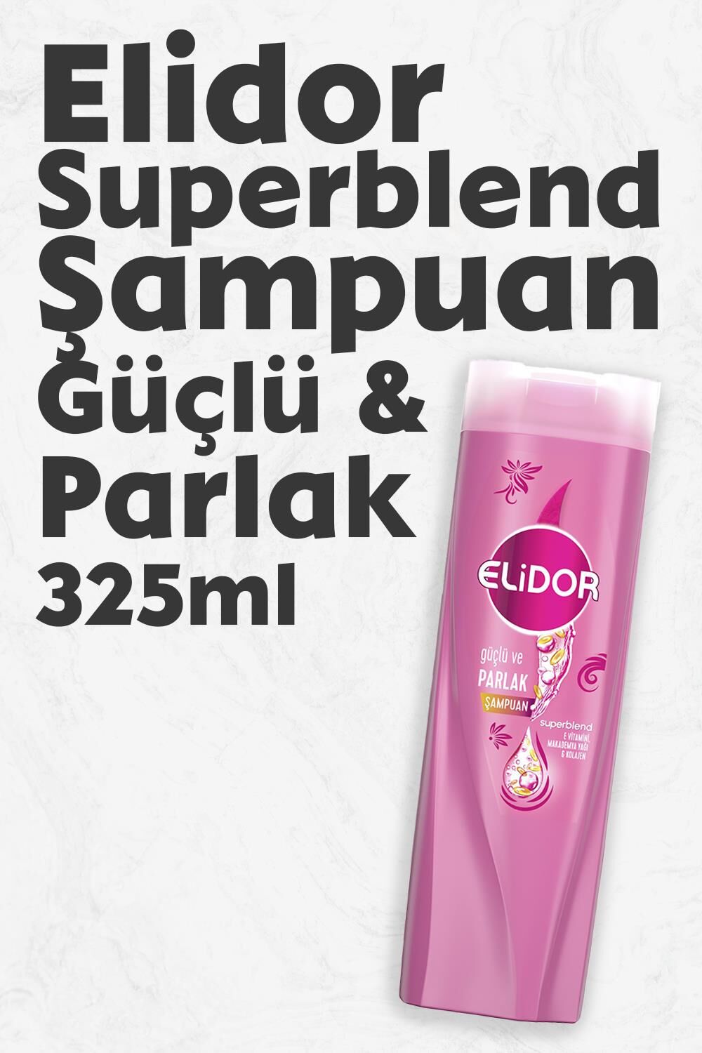 Elidor Superblend Güçlü ve Parlak Şampuan 325 ml