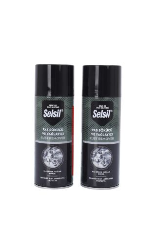 Selsil 2 Adet Pas Sökücü Ve Yağlayıcı 400ml Sprey X2