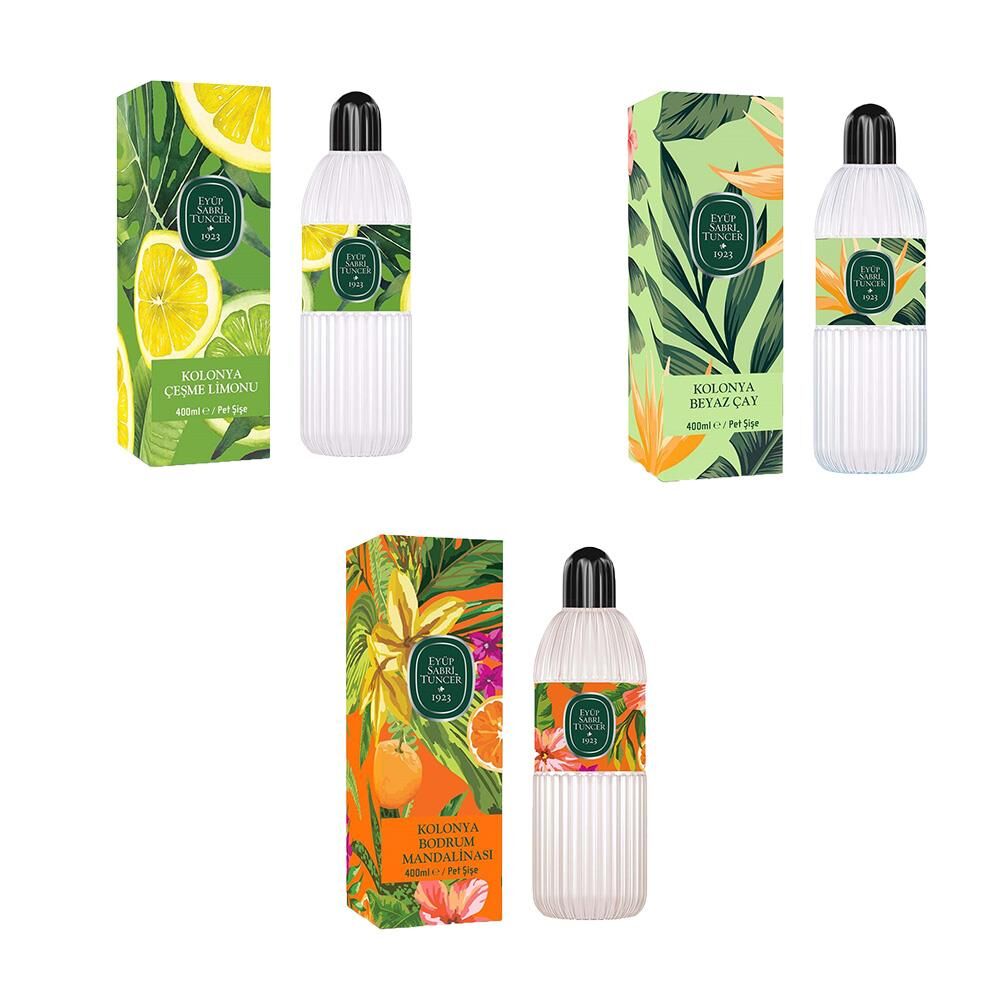 Eyüp Sabri Tuncer Kolonya Bodrum Mandalinası, Çeşme Limonu ve Beyaz Çay