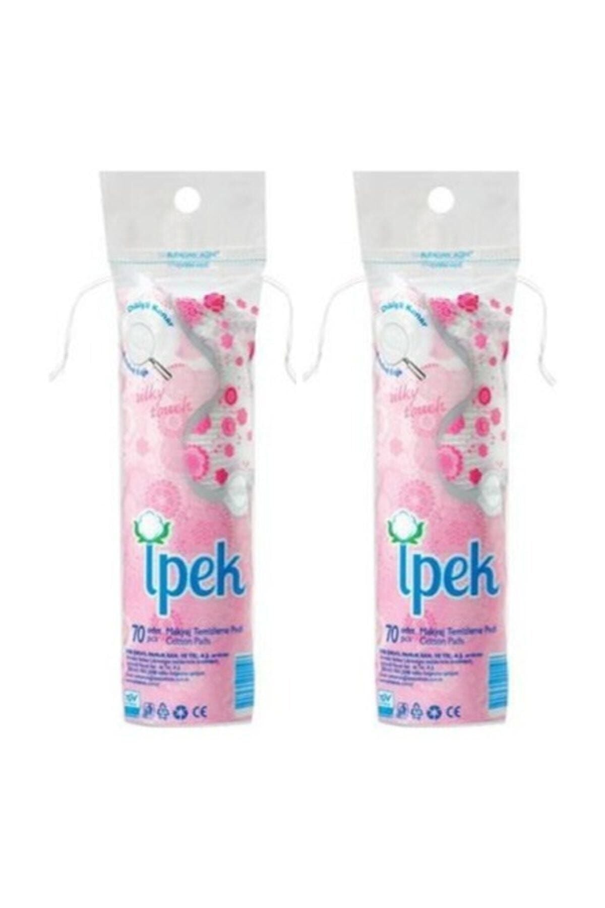 İpek Disk Makyaj Temizleme Pamuğu 70'li x 2 Adet