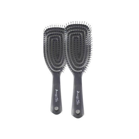 Nascita Üç Boyutlu Saç Fırçası Koyu Gri x 2