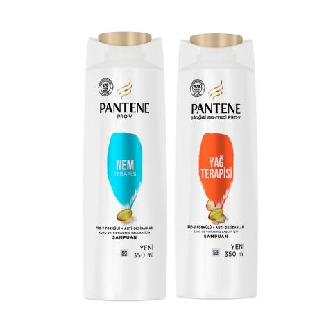 Pantene Şampuan Pro-V Nem Terapisi ve Yağ Terapisi 350 ml