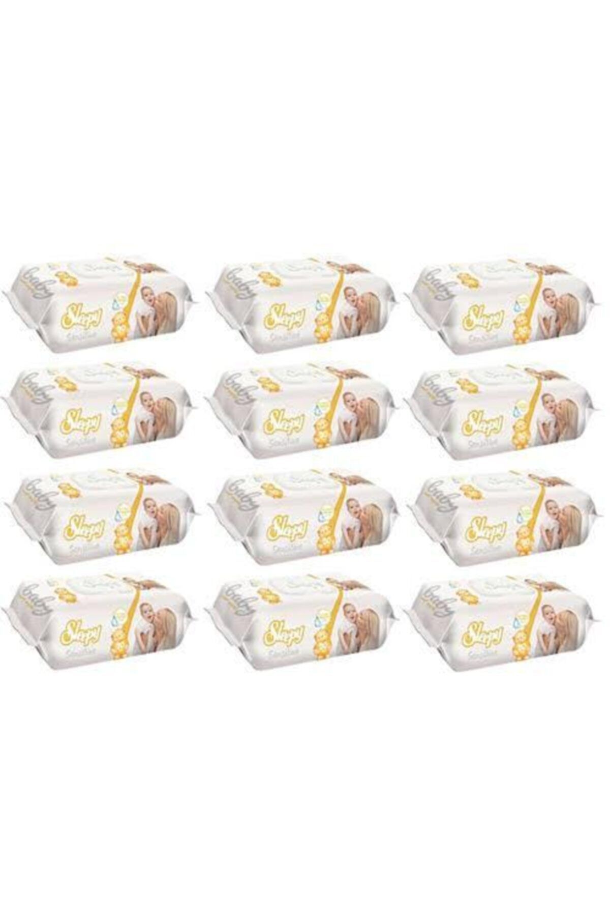 Sleepy Sensitive Islak Mendil - 90 Yaprak X 12 Adet