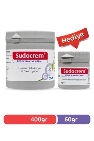 Sudocrem Pişik Kremi ve Bebek Bakım Kremi 400 gr ve 60 gr