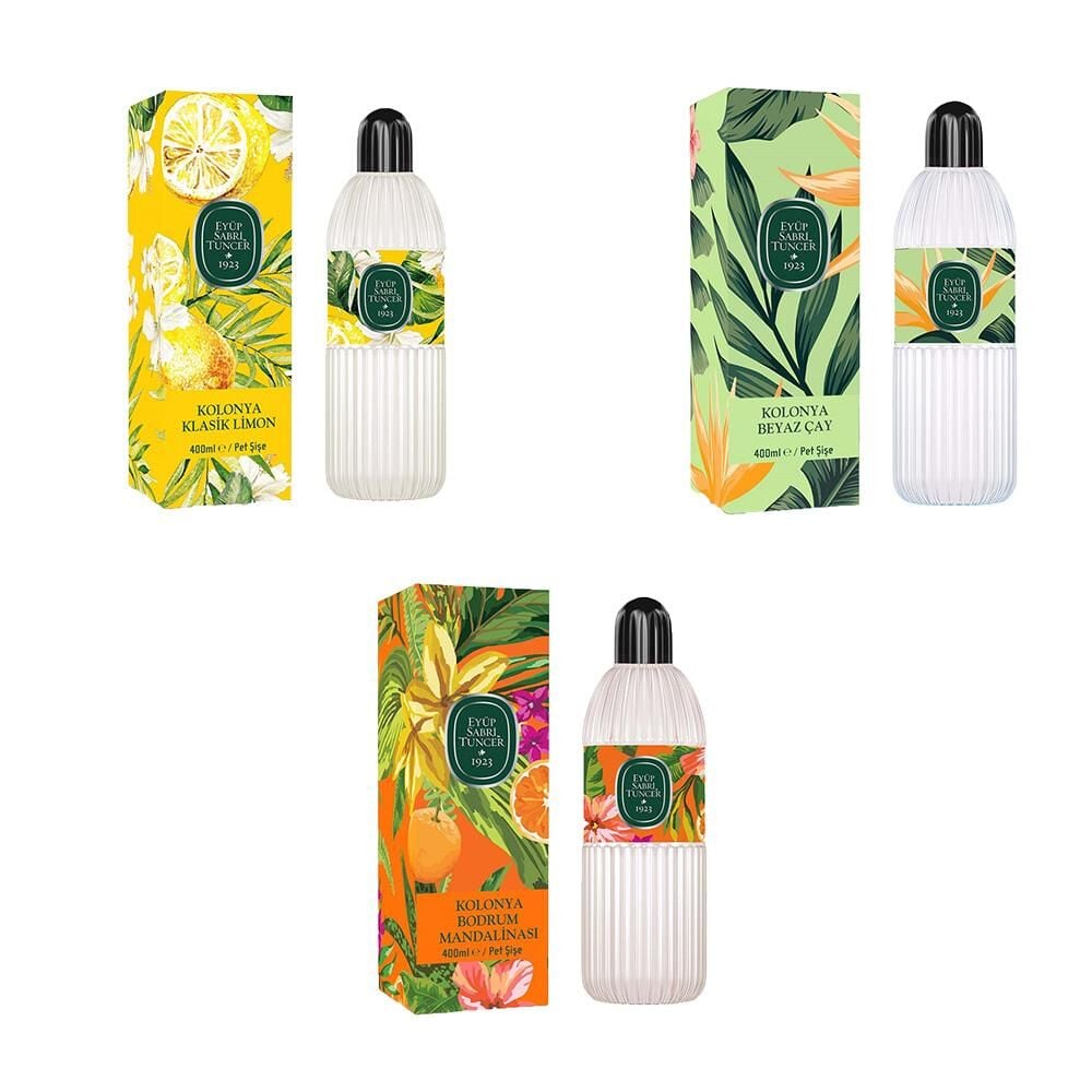 Eyüp Sabri Tuncer Kolonya Bodrum Mandalinası, Klasik Limon ve Beyaz Çay