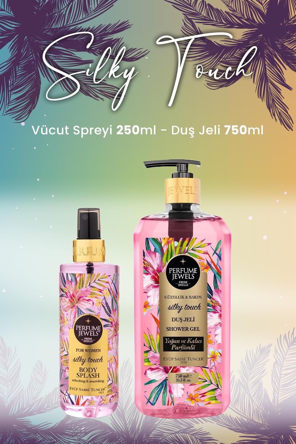 Eyüp Sabri Tuncer Silky Touch Vücut Spreyi 250 ml ve Duş Jeli 750 ml