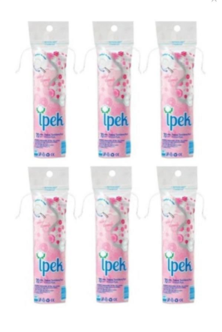 İpek Makyaj Temizleme Pamuğu 70'li X 6 Adet