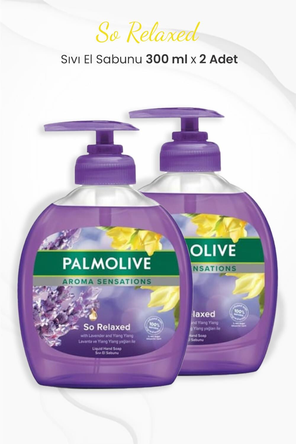 Palmolive Aroma Sensations So Relaxed Sıvı Sabun 300 ml x 2 Adet