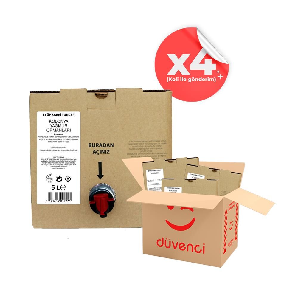 Eyüp Sabri Tuncer Yağmur Ormanları Kolonyası 5 lt x 4