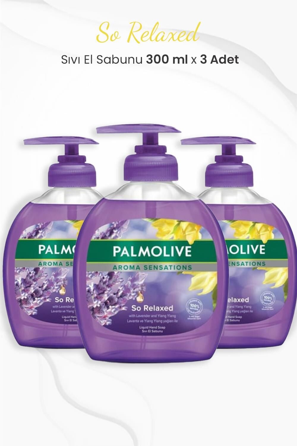 Palmolive Aroma Sensations So Relaxed Sıvı Sabun 300 ml x 3 Adet