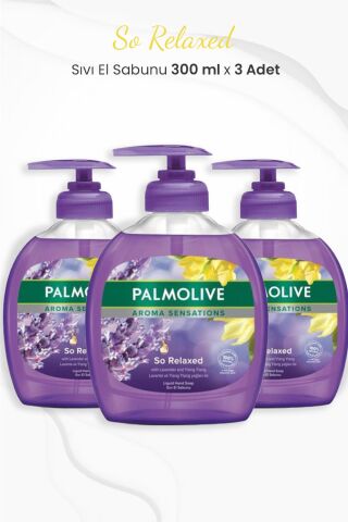 Palmolive Aroma Sensations So Relaxed Sıvı Sabun 300 ml x 3 Adet