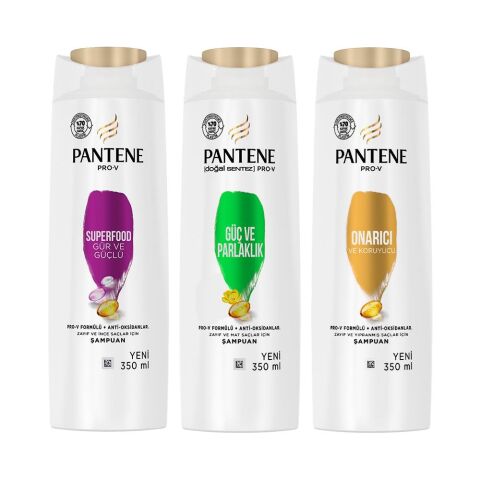 Pantene Şampuan Pro-V Superfood, Güç & Parlaklık ve Onarıcı