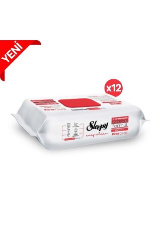Sleepy Easy Clean Kiraz Çiçeği Yüzey Temizlik Havlusu 100' lü X 12