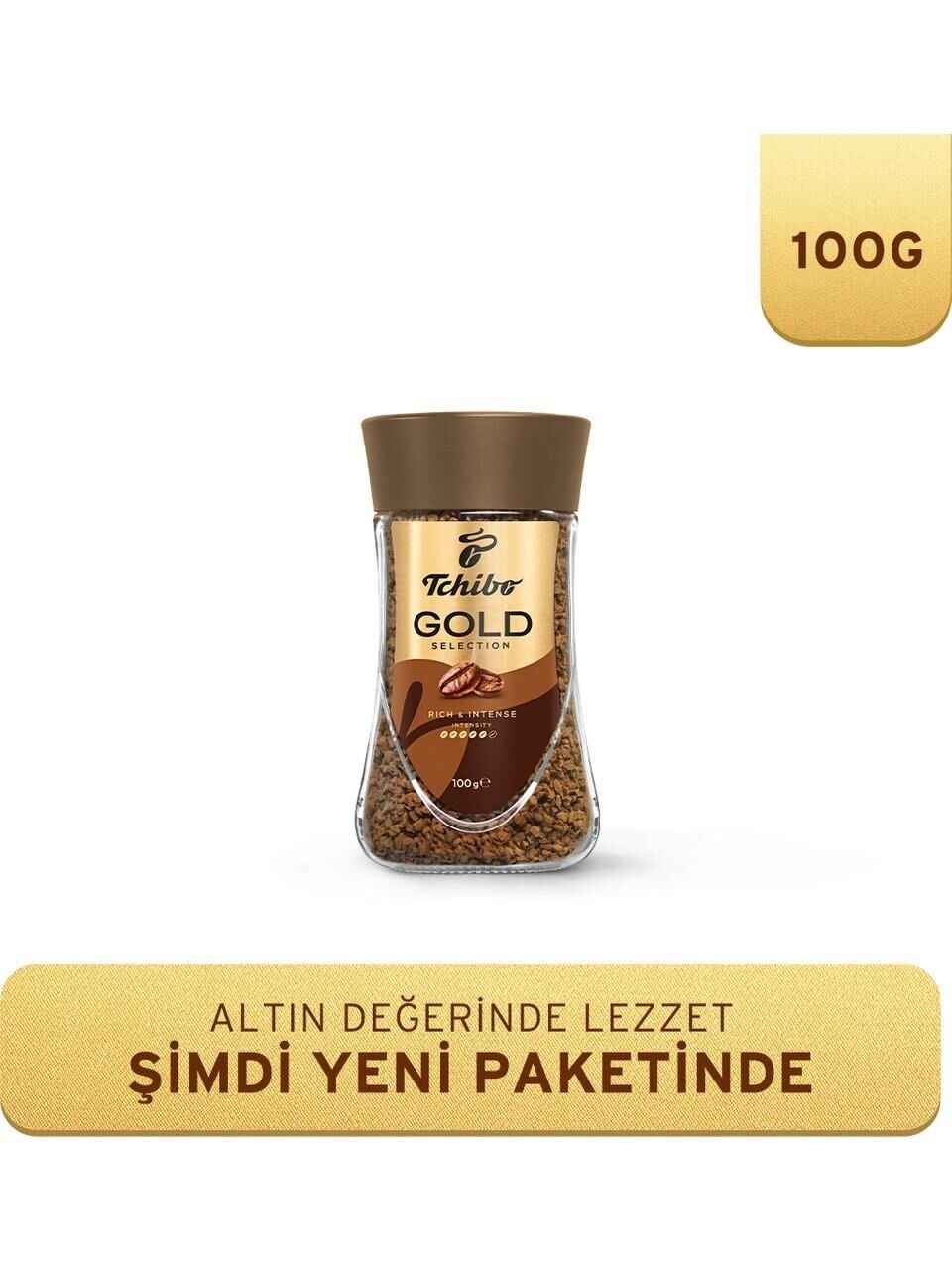Tchibo Gold Selection Cam Kavanoz Çözünebilir Kahve 100 Gr