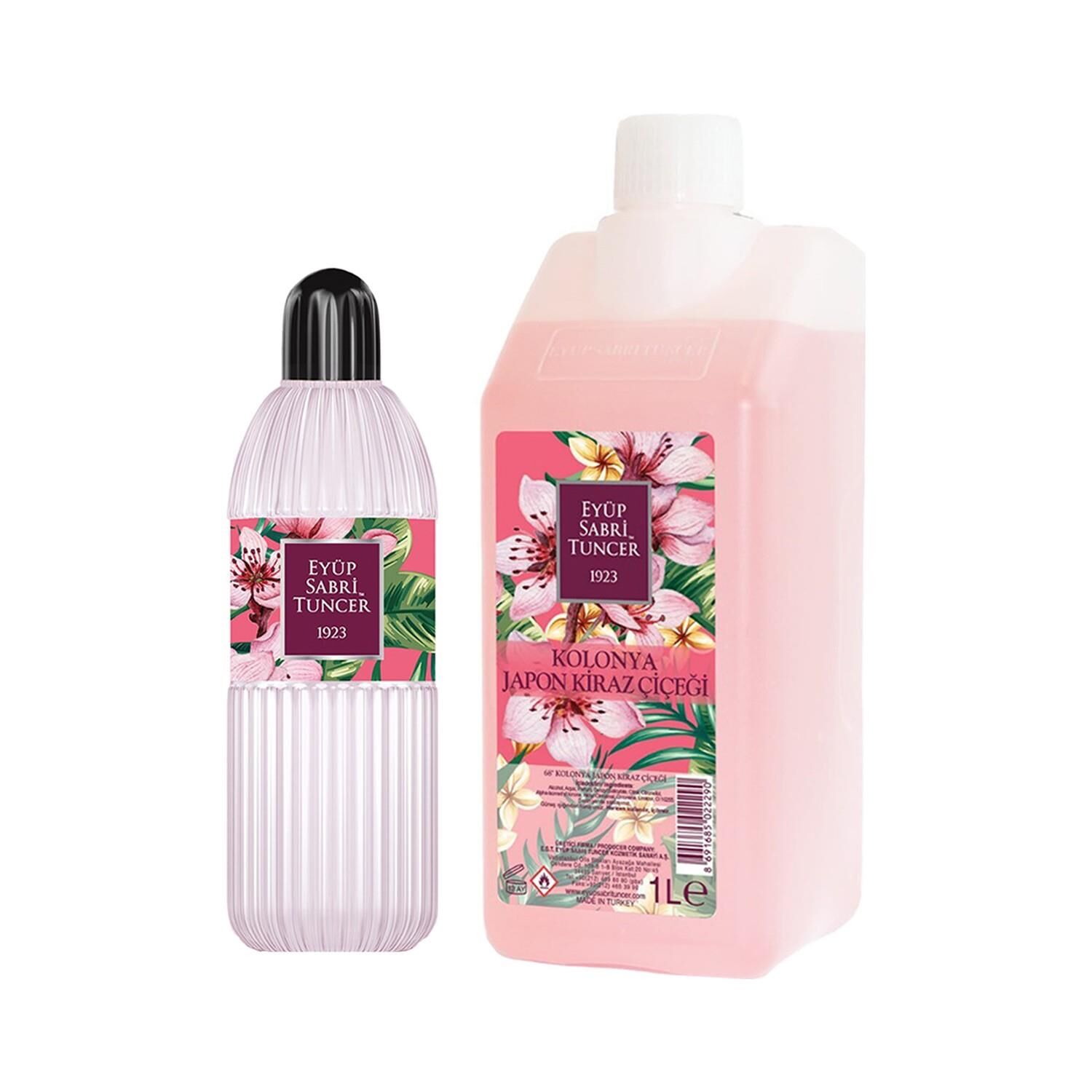 Eyüp Sabri Tuncer Japon Kiraz Çiçeği Kolonyası 400 ML ve 1 Litre