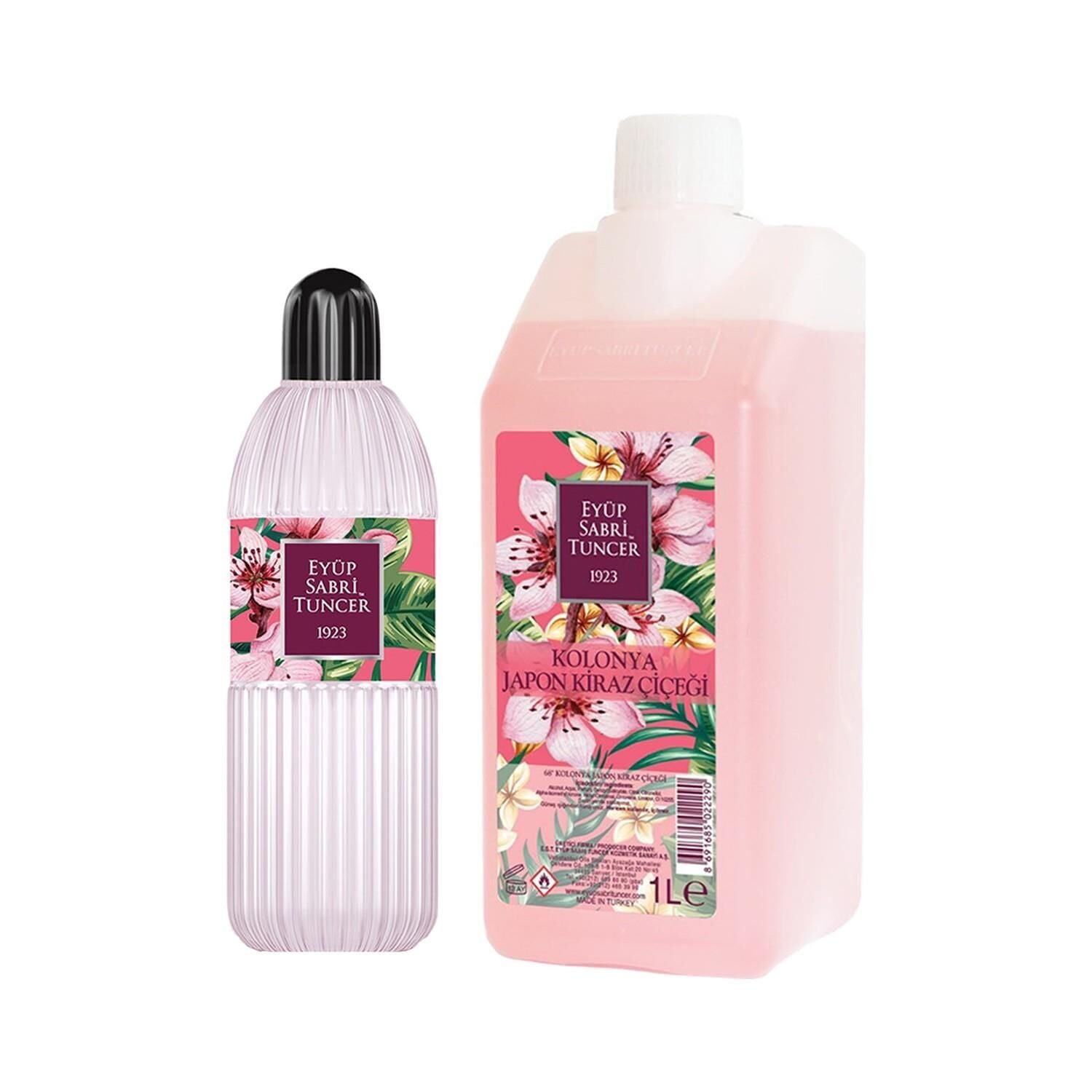 Eyüp Sabri Tuncer Japon Kiraz Çiçeği Kolonyası 400 ML ve 1 Litre